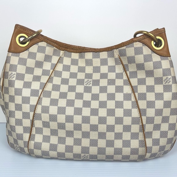 Authentic LOUIS VUITTON Galliera PM Azur Damier FL5018 Womens Handbag - Picture 7 of 16